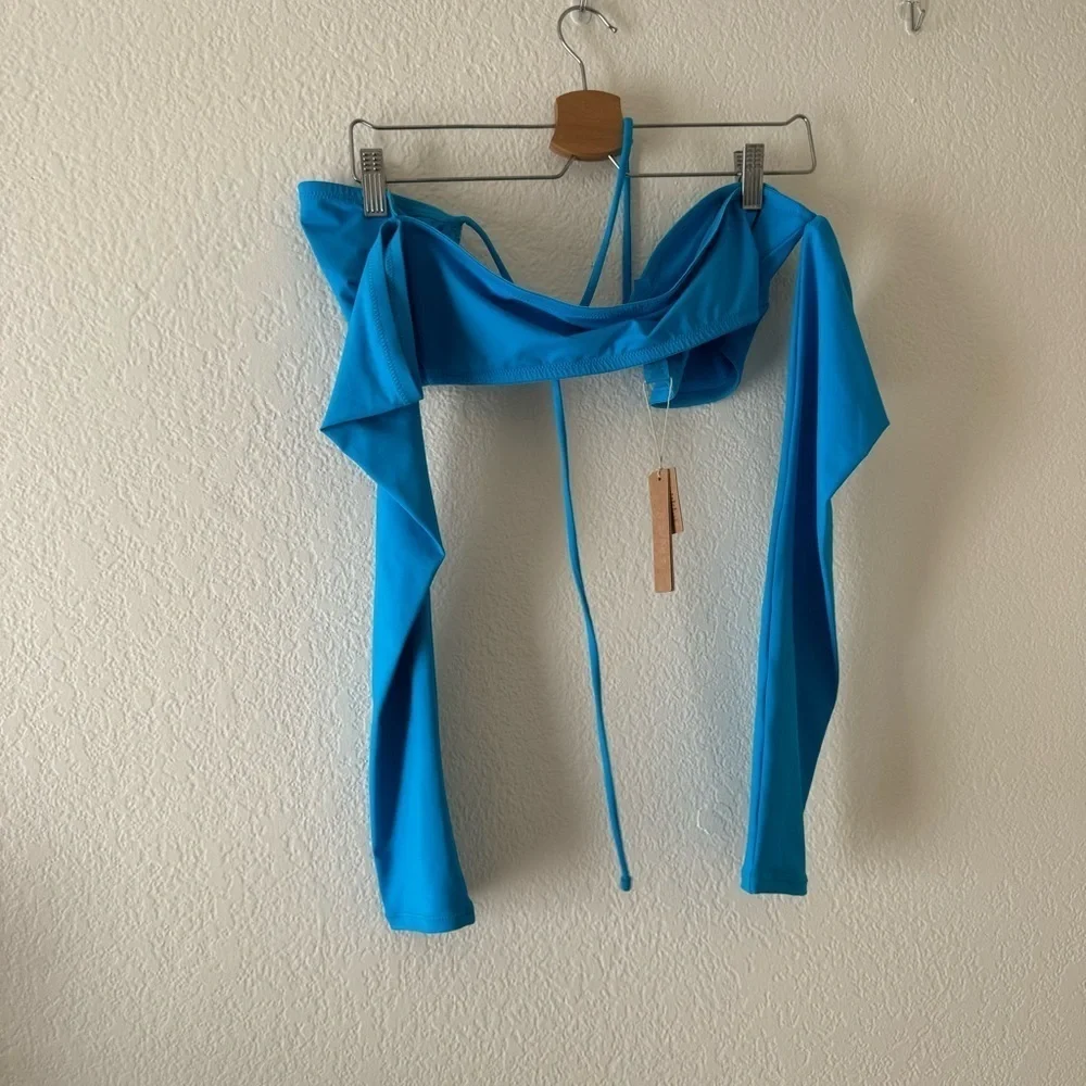 Skims Long Sleeve Bikini Top